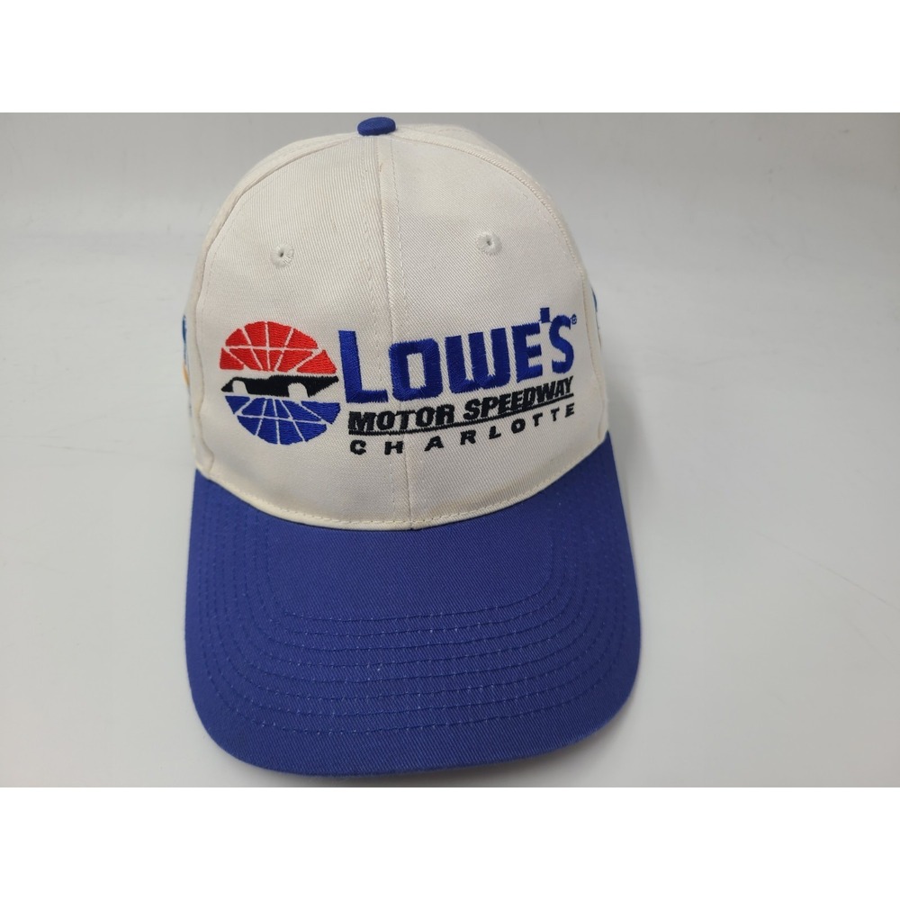 Vintage Lowes Charlotte Motor Speedway VISA Preferred Snapback Hat Cap NASCAR